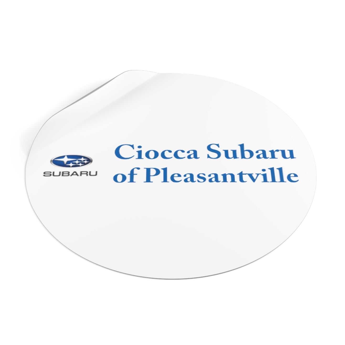 Round Vinyl Stickers - Subaru of Pleasantville
