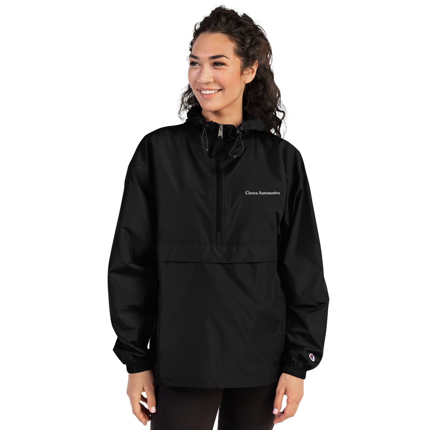 Embroidered Champion Packable Jacket - Ciocca