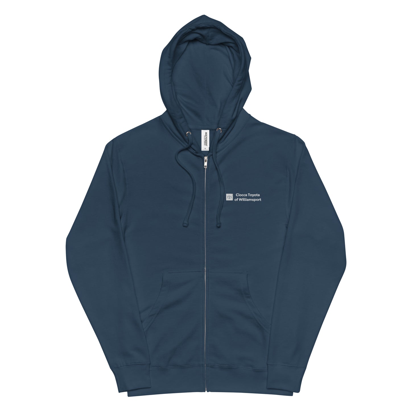 Independent Trading Co. | Unisex fleece zip up hoodie - Toyota Williamsport