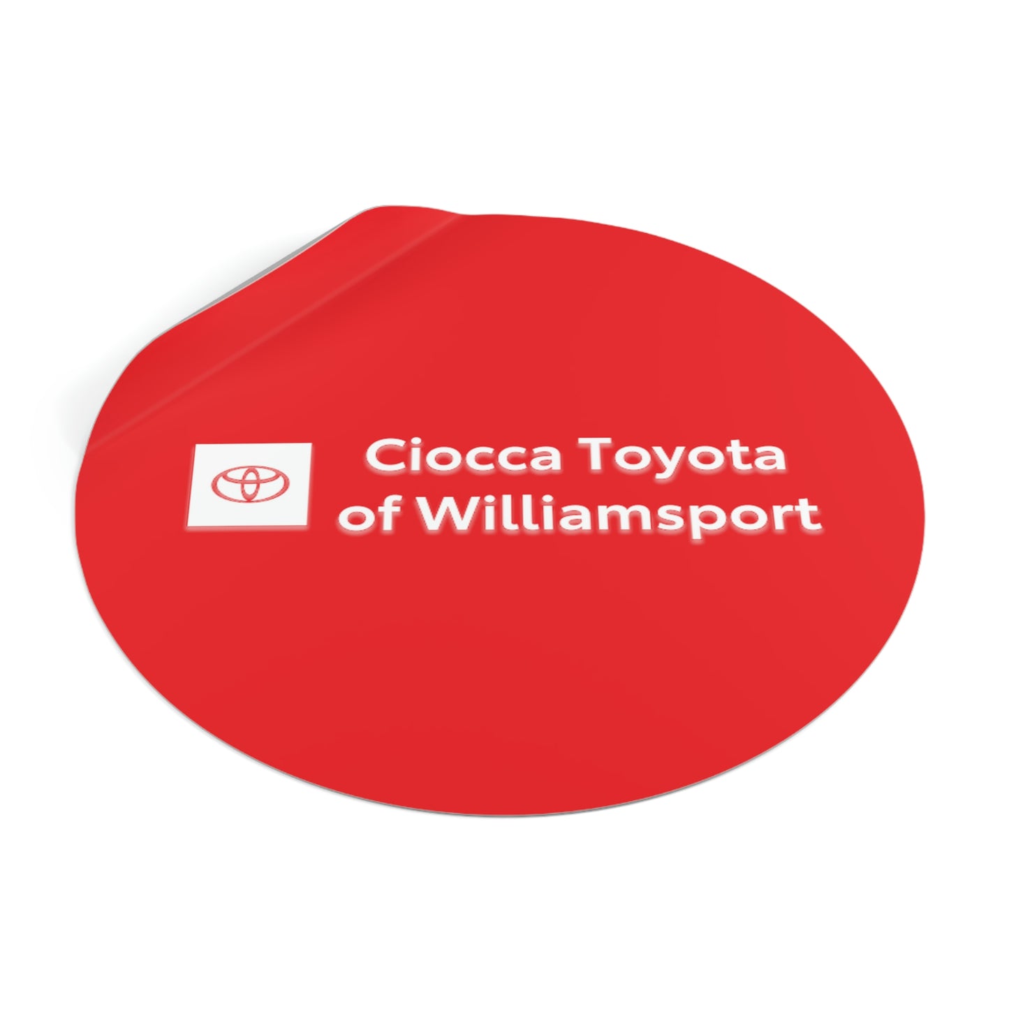 Round Vinyl Stickers - Toyota Williamsport