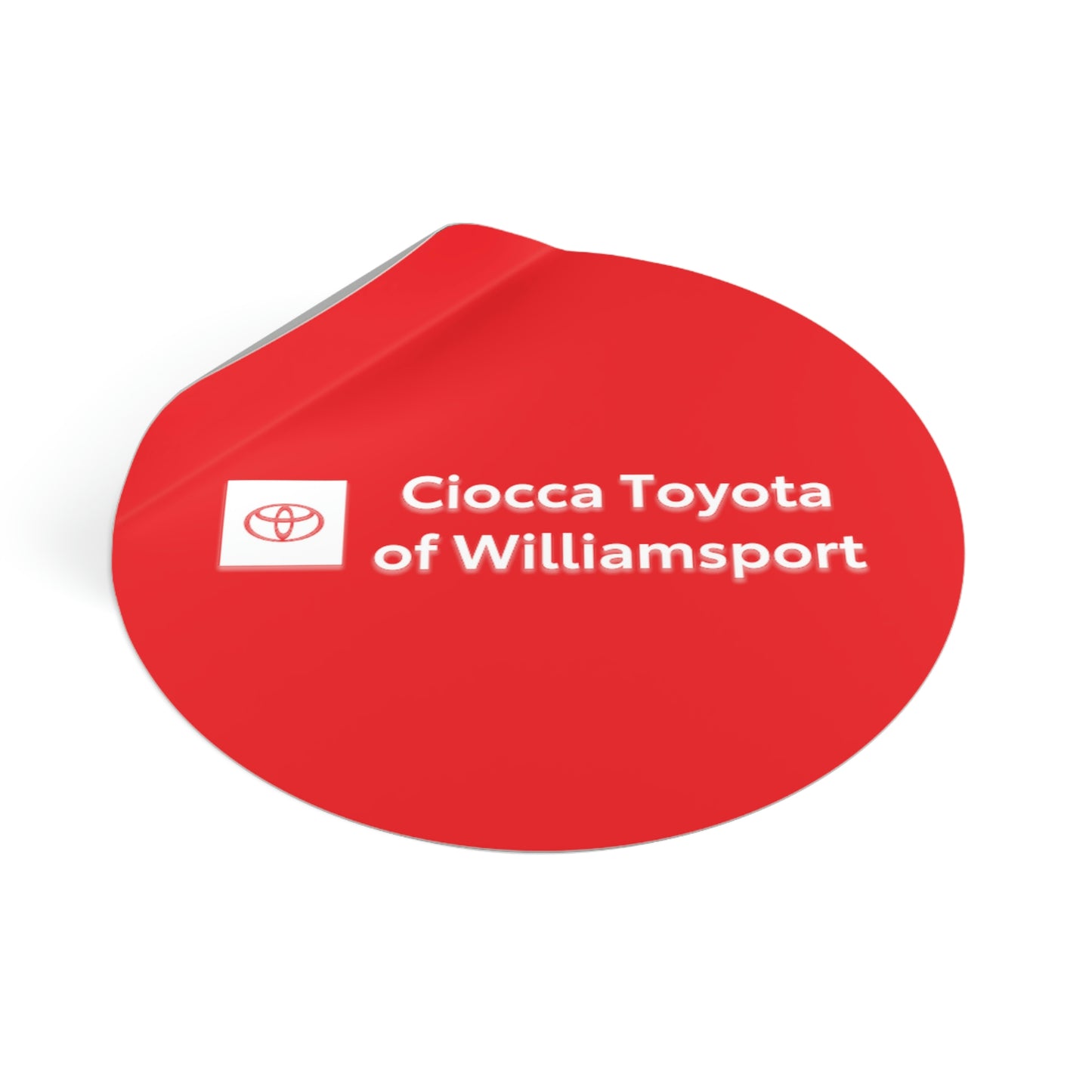Round Vinyl Stickers - Toyota Williamsport